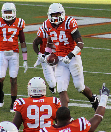 2011.10.22. Boston College at Virginia Tech.