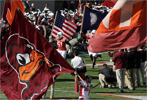 2011.10.22. Boston College at Virginia Tech.