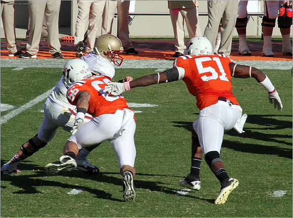 2011.10.22. Boston College at Virginia Tech.