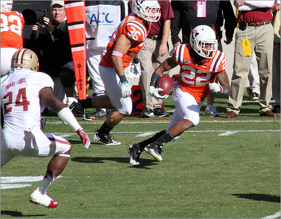 2011.10.22. Boston College at Virginia Tech.