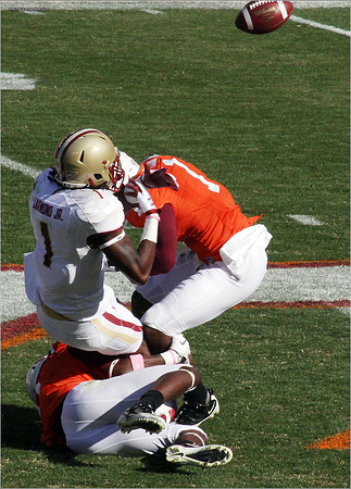 2011.10.22. Boston College at Virginia Tech.