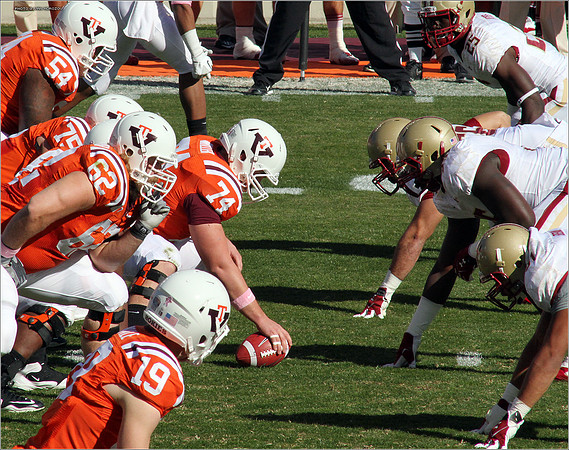2011.10.22. Boston College at Virginia Tech.