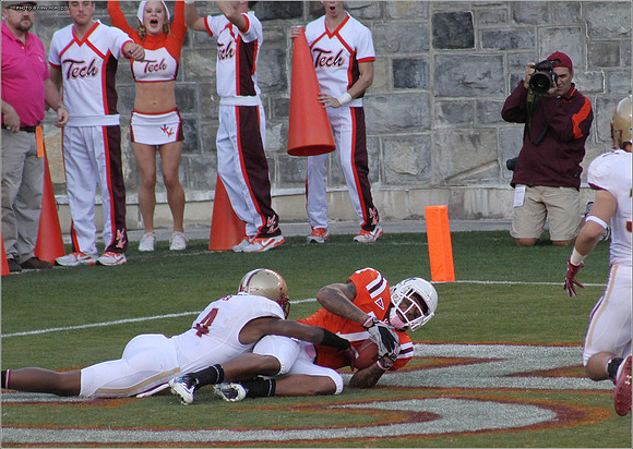 2011.10.22. Boston College at Virginia Tech.