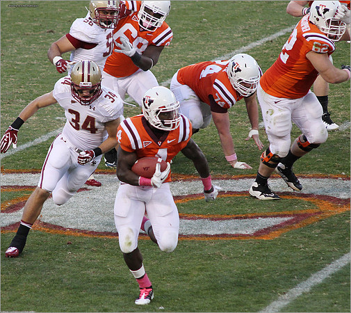 2011.10.22. Boston College at Virginia Tech.
