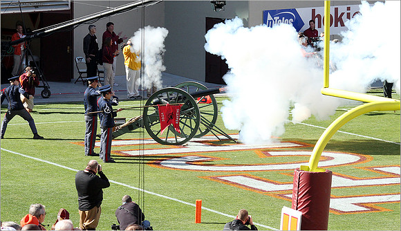 2011.10.22. Boston College at Virginia Tech.