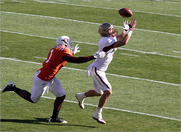 2011.10.22. Boston College at Virginia Tech.