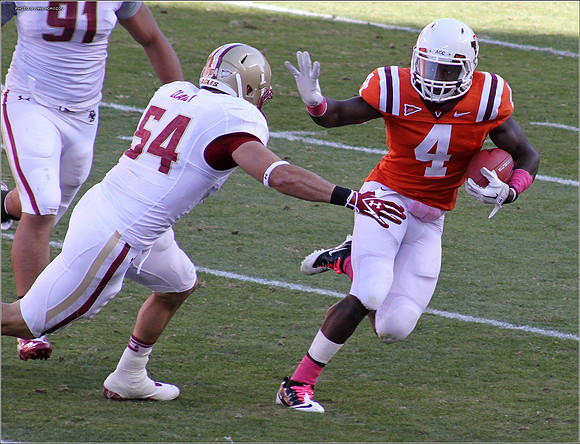 2011.10.22. Boston College at Virginia Tech.