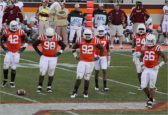 2011.10.22. Boston College at Virginia Tech.