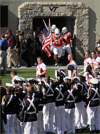 2011.10.22. Boston College at Virginia Tech.