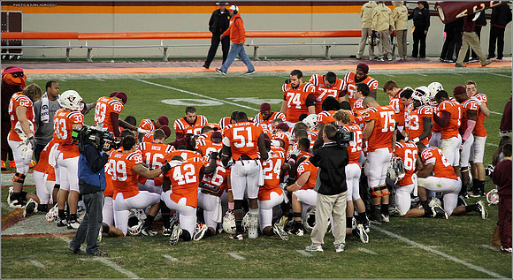 2011.10.22. Boston College at Virginia Tech.