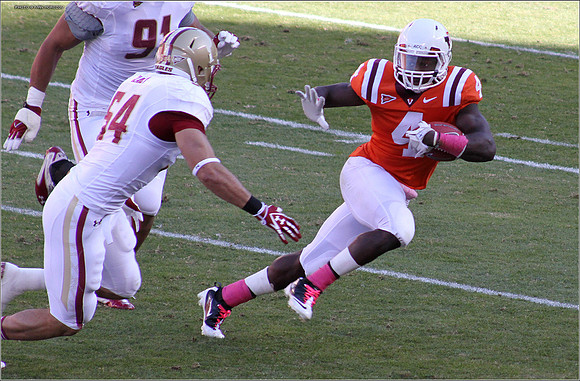 2011.10.22. Boston College at Virginia Tech.