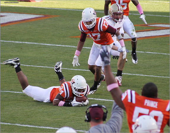 2011.10.22. Boston College at Virginia Tech.