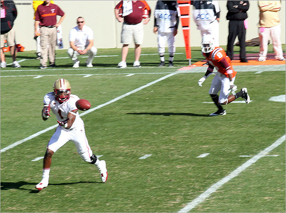 2011.10.22. Boston College at Virginia Tech.
