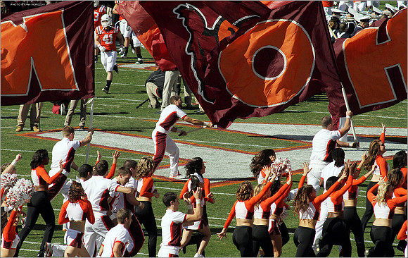 2011.10.22. Boston College at Virginia Tech.
