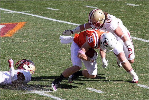 2011.10.22. Boston College at Virginia Tech.