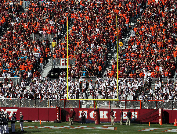 2011.10.22. Boston College at Virginia Tech.