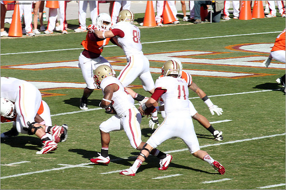 2011.10.22. Boston College at Virginia Tech.