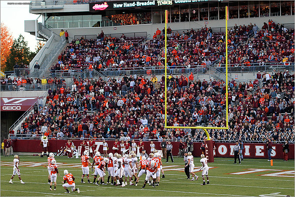 2011.10.22. Boston College at Virginia Tech.