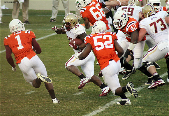 2011.10.22. Boston College at Virginia Tech.