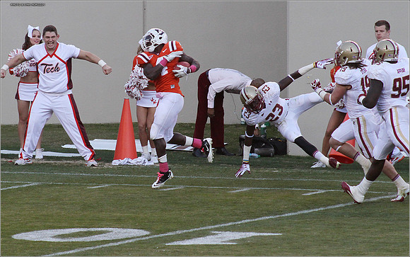 2011.10.22. Boston College at Virginia Tech.