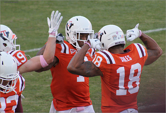 2011.10.22. Boston College at Virginia Tech.