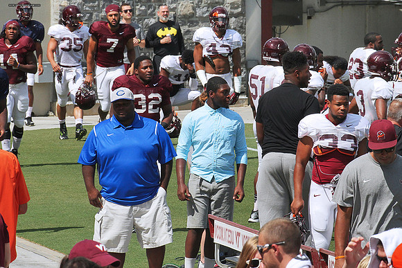 2015.08.22. VT Football Scrimmage.