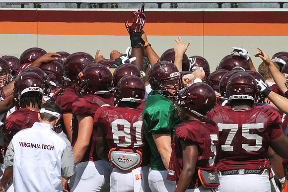 2015.08.22. VT Football Scrimmage.