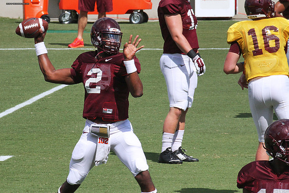2015.08.22. VT Football Scrimmage.