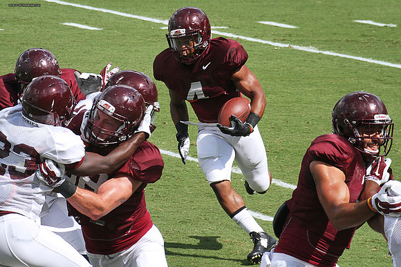 2015.08.22. VT Football Scrimmage.