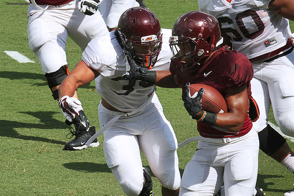 2015.08.22. VT Football Scrimmage.