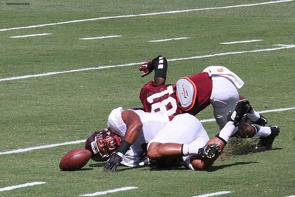 2015.08.22. VT Football Scrimmage.