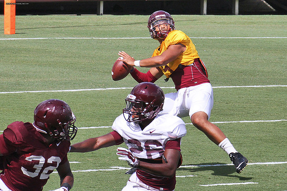 2015.08.22. VT Football Scrimmage.