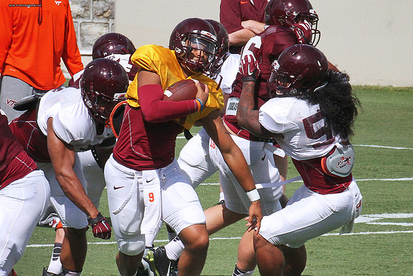 2015.08.22. VT Football Scrimmage.