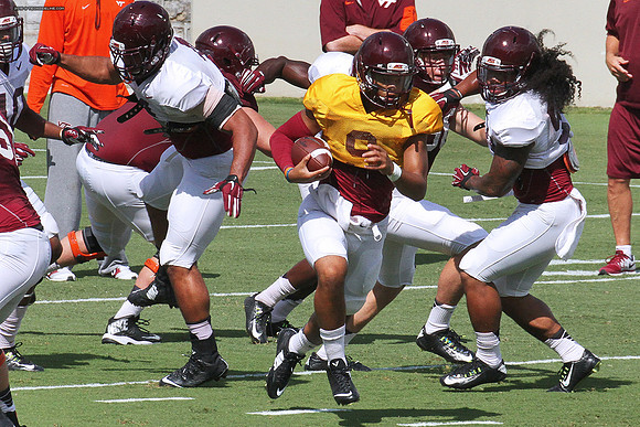 2015.08.22. VT Football Scrimmage.