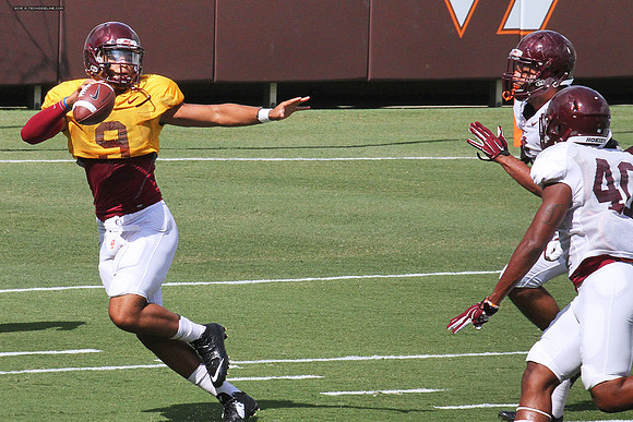 2015.08.22. VT Football Scrimmage.
