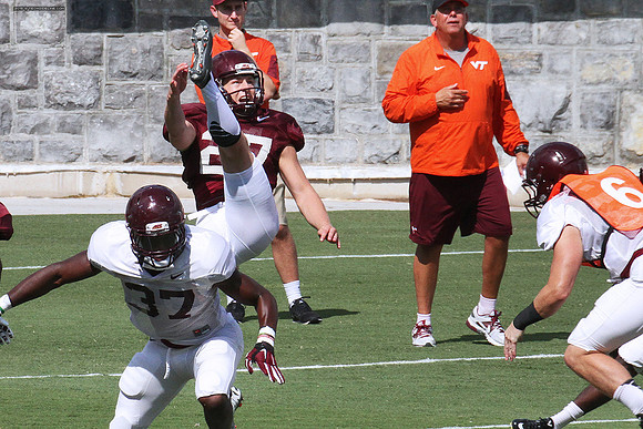 2015.08.22. VT Football Scrimmage.