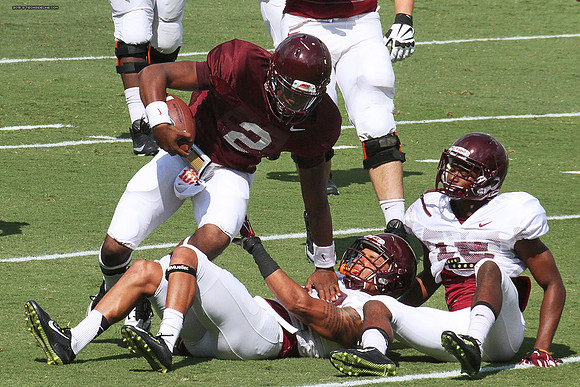 2015.08.22. VT Football Scrimmage.
