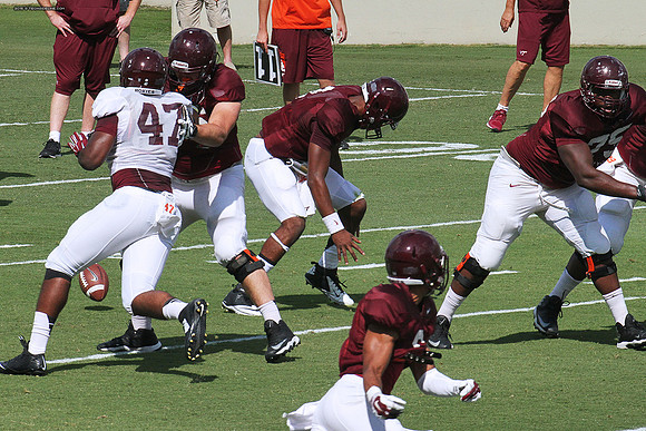 2015.08.22. VT Football Scrimmage.