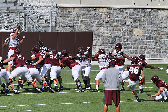 2015.08.22. VT Football Scrimmage.