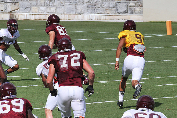 2015.08.22. VT Football Scrimmage.