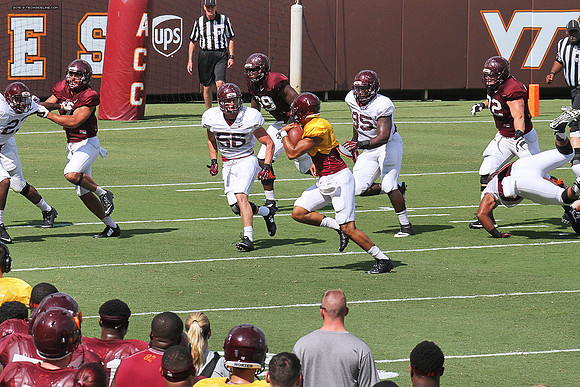 2015.08.22. VT Football Scrimmage.