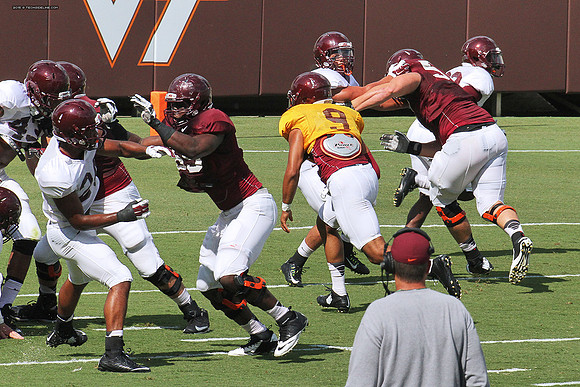 2015.08.22. VT Football Scrimmage.