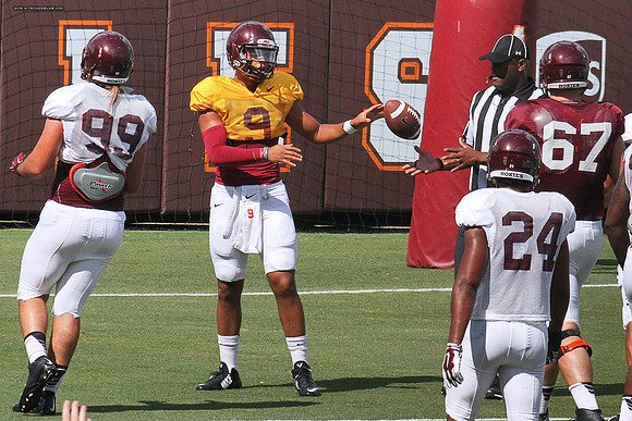 2015.08.22. VT Football Scrimmage.