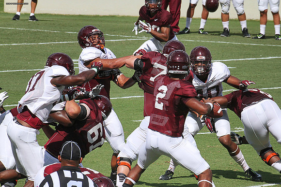 2015.08.22. VT Football Scrimmage.