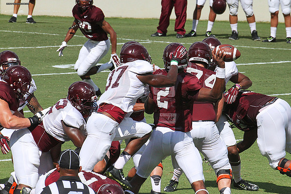 2015.08.22. VT Football Scrimmage.