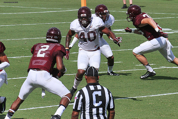 2015.08.22. VT Football Scrimmage.