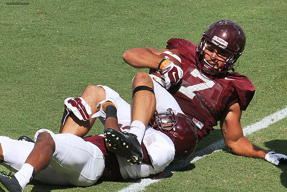 2015.08.22. VT Football Scrimmage.