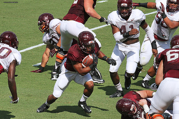 2015.08.22. VT Football Scrimmage.