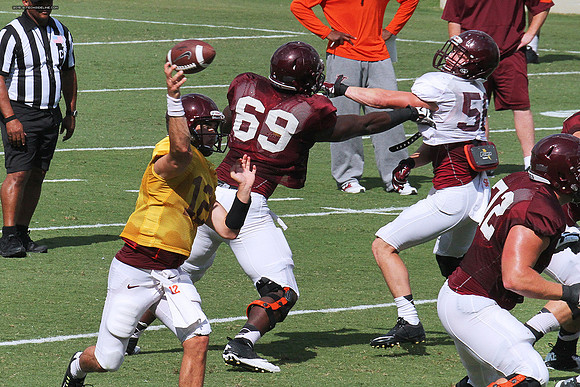 2015.08.22. VT Football Scrimmage.