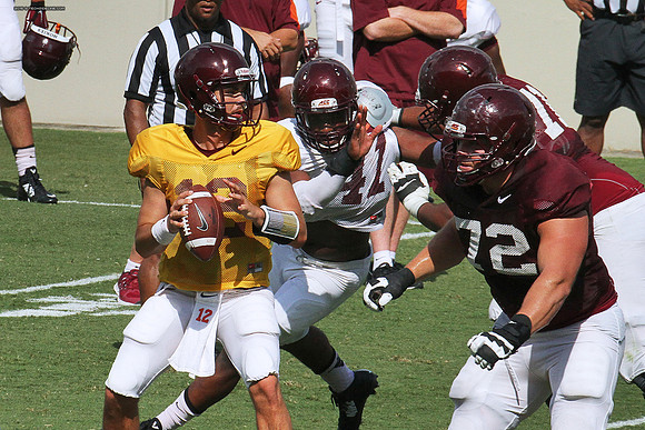 2015.08.22. VT Football Scrimmage.